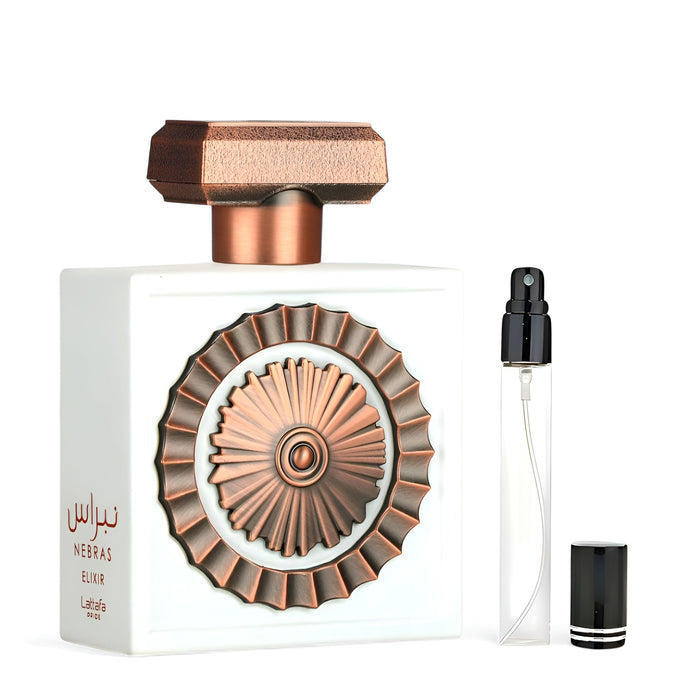 Lattafa Nebras Elixir Perfumes for women and men Decants
