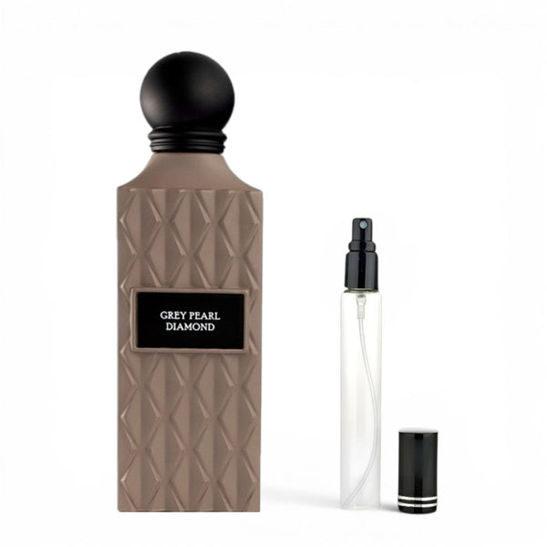 Ibrahim Al Qurashi Grey Pearl Diamond for women and men Decants