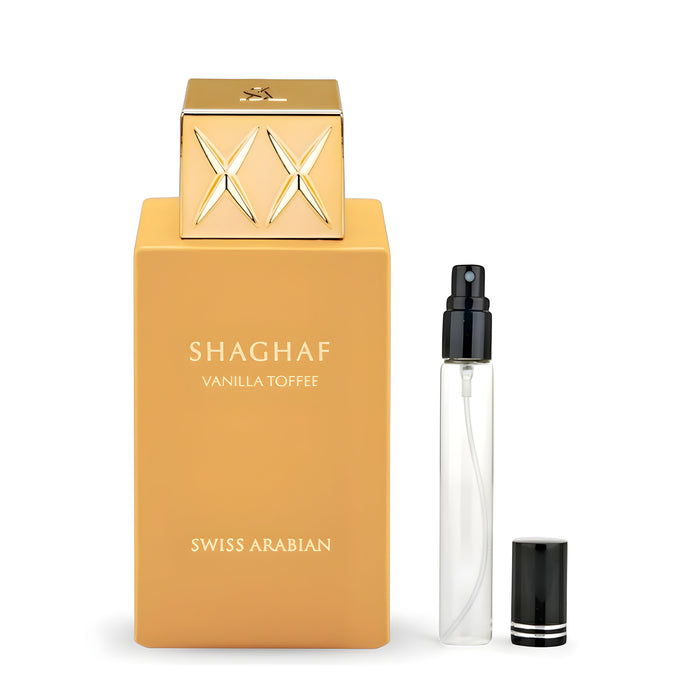 Swiss Arabian Shaghaf Vanilla Toffee for women and men Decant