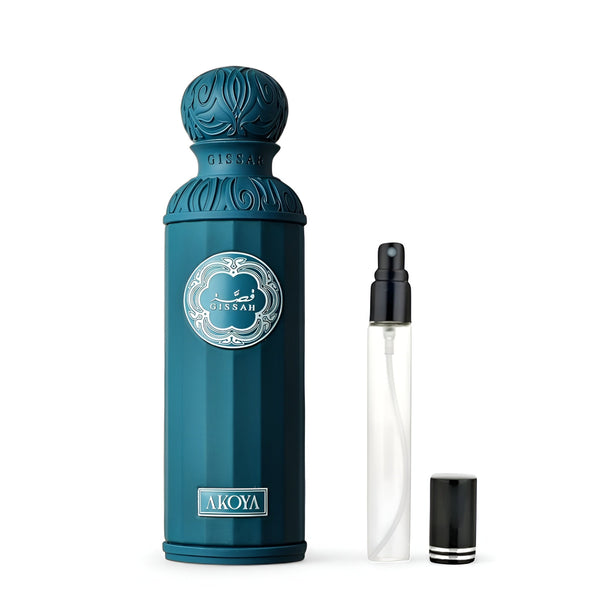 Akoya Gissah for women and men EDP Decants